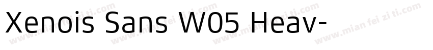 Xenois Sans W05 Heav字体转换
